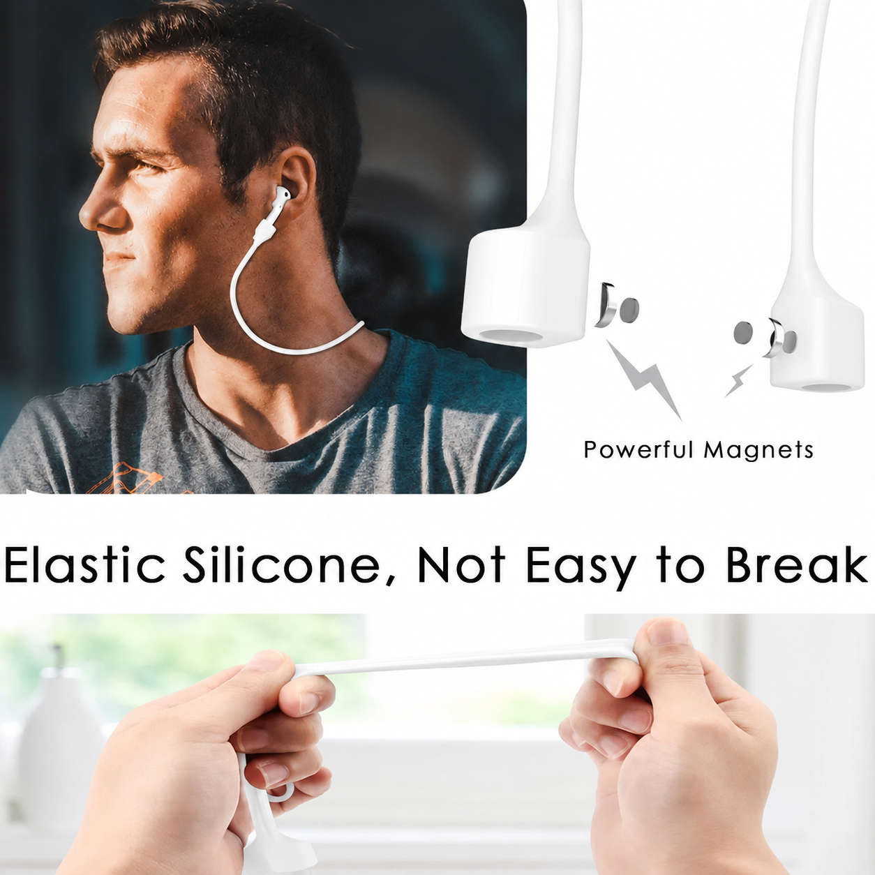 Silicone Earbud Connectors