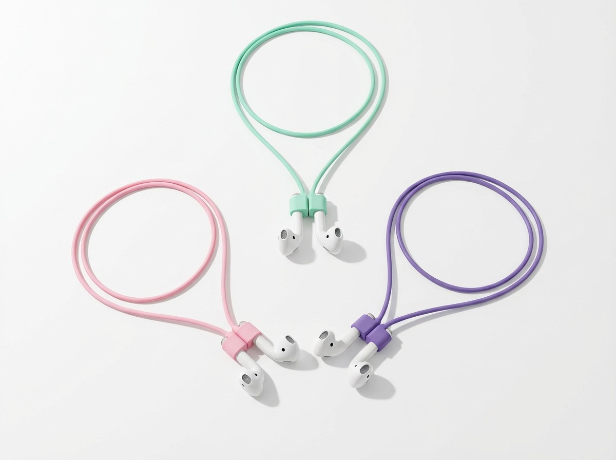 3 in 1 Elastic Silicone Earbud Connectors